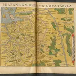 Brabantia V. Rheni Et X. Nova Tabula. [Karte], in: Geographia universalis vetus et nova complectens Claudii Ptolemaei Alexandrini enarrationis libros VIII, S. 326.