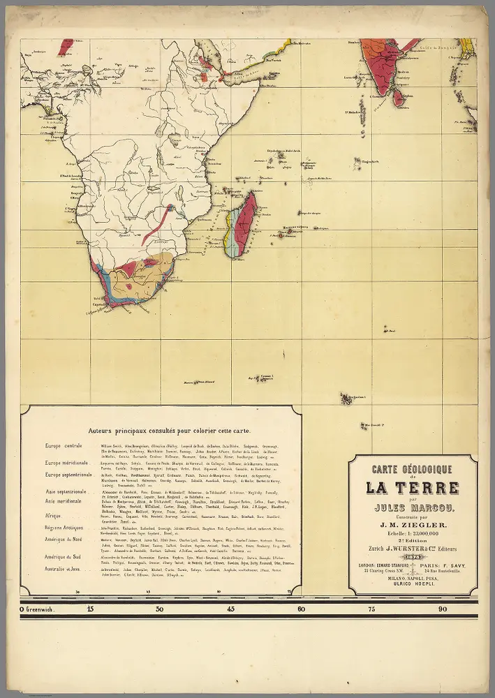 Geological map of the world: 7. Africa