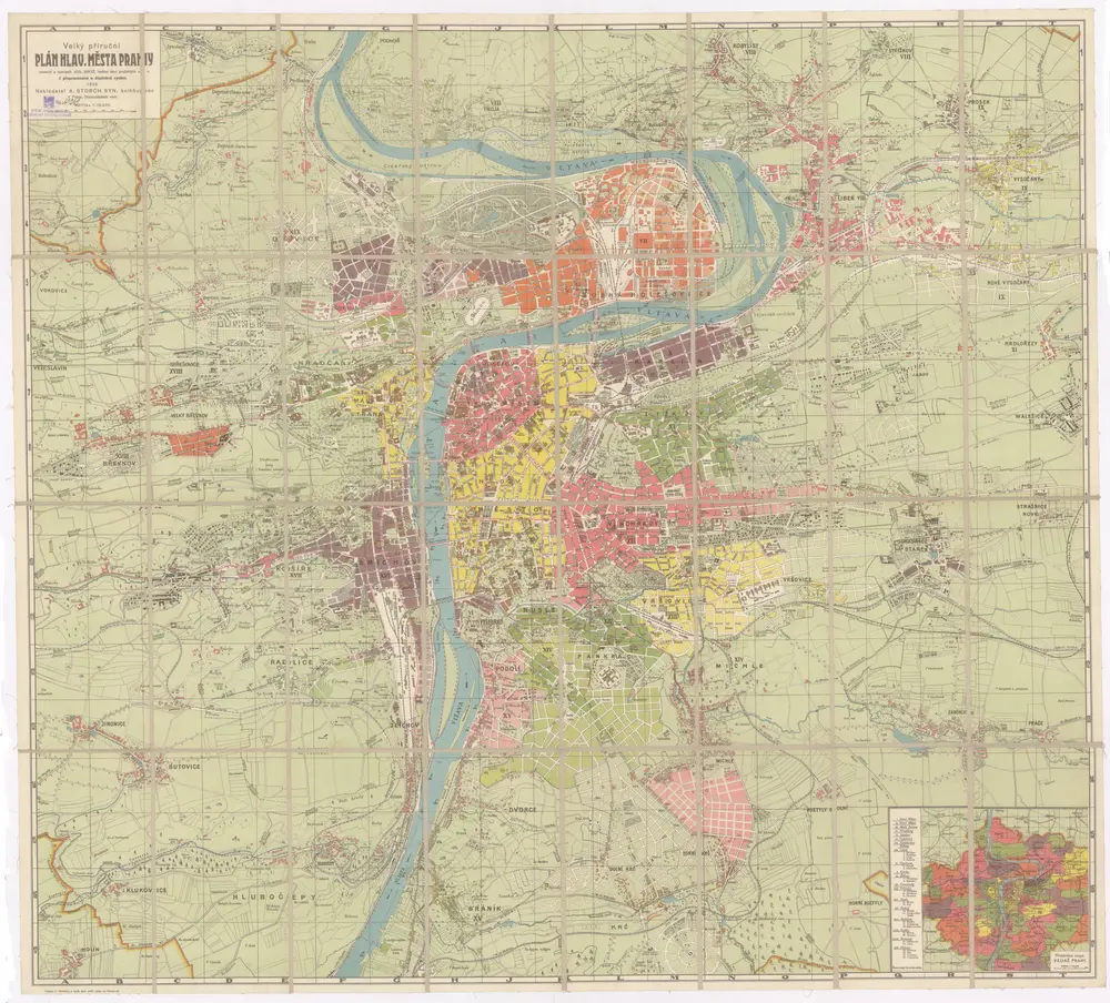 Velký příruční plán hlav. města Prahy