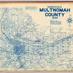 Title Page and Index Map: Metsker's Atlas Of Multnomah County, Oregon