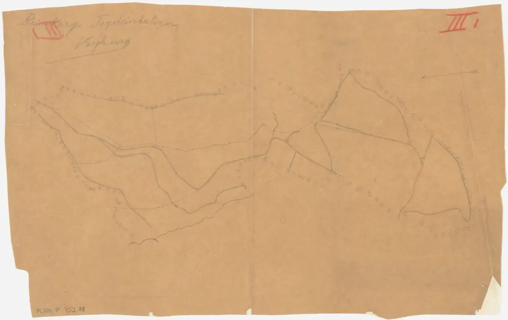 Kyburg, Töss, Illnau-Effretikon (damals Illnau), Schlatt: Staatswaldung: Kyburg: Brünggberg (Brünberg), Tutschgenhalden (Tugsteinhalden); Grundriss