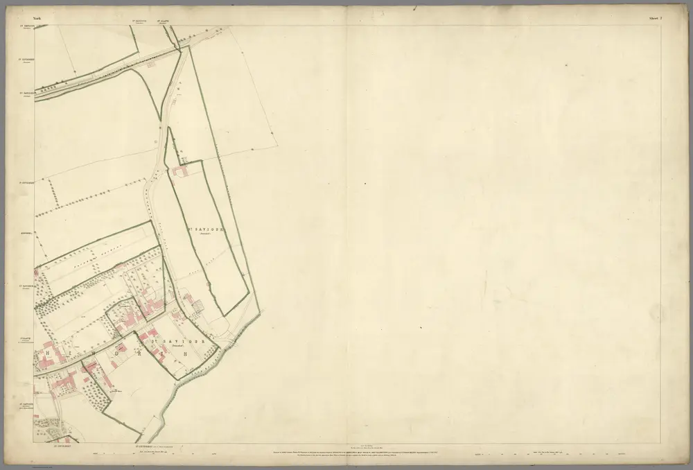 Sheet 7: Plan of York, 1852