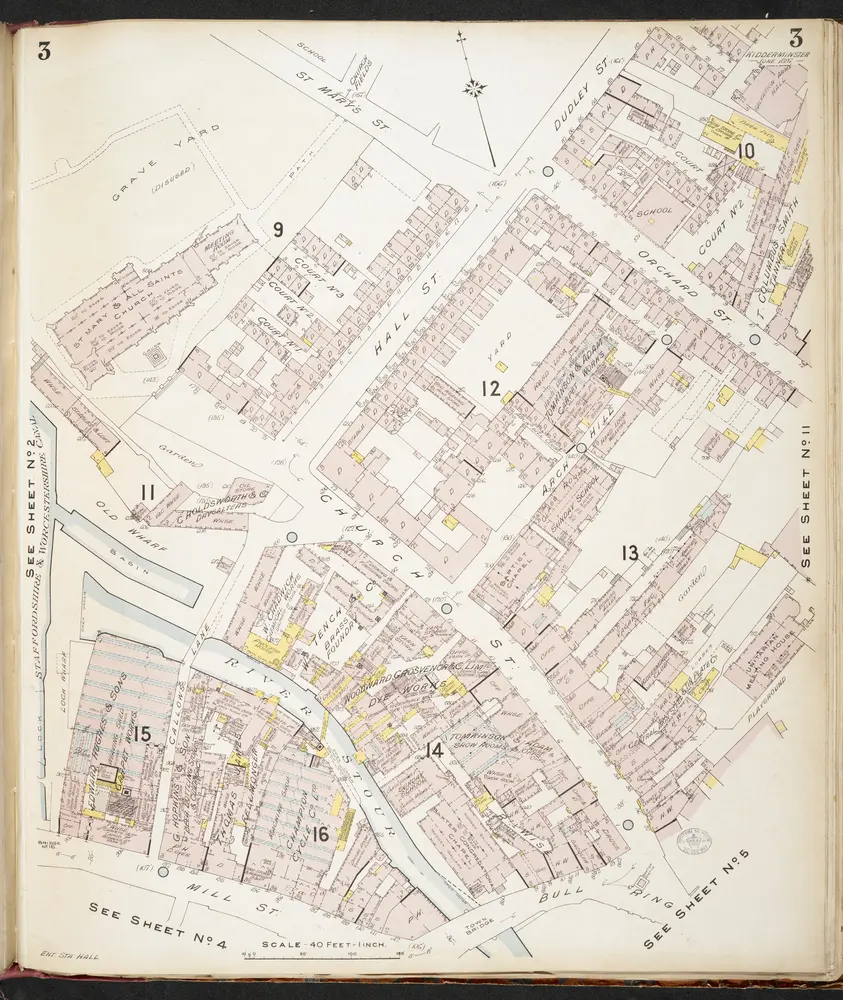 Insurance Plan of Kidderminster: sheet 3