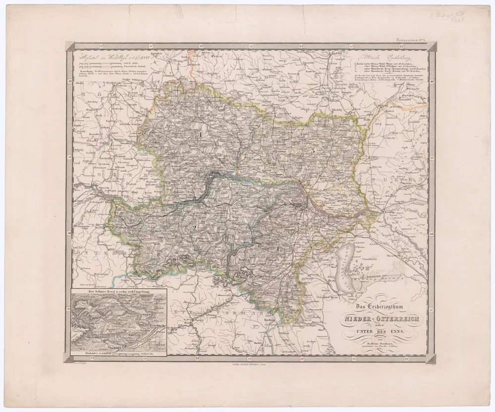 Das Erzherzogthum Nieder-Österreich oder Unter der Enns