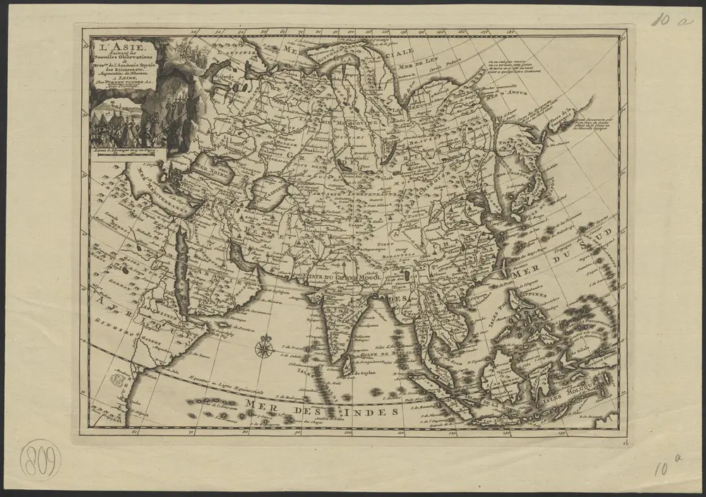 L'Asie, suivant les nouvelles observations de Messrs. de l'Académie Royale des Sciences etc., augmentées de nouveau