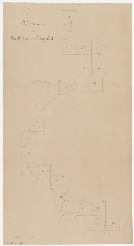 Oberglatt bis Hochfelden: Polygonnetz