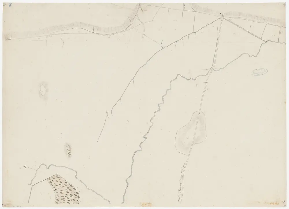 Dübendorf, Wangen-Brüttisellen (damals Wangen), Dietlikon: Riedflächen im Chriesbachgebiet: Blatt III: Dübendorf, Wangen, Dietlikon; Riedflächenplan