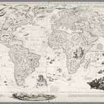 Composite: Robinson Projection, 24 Gores and 2 Calottes, Terrestrial Globe