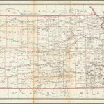 Post Route Map of the State of Kansas Showing Post Offices ...  July 1, 1959.