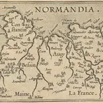 Normandia. [Karte], in: Epitome Theatri Orteliani, S. 54.