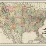 Railroad Map Of The United States.