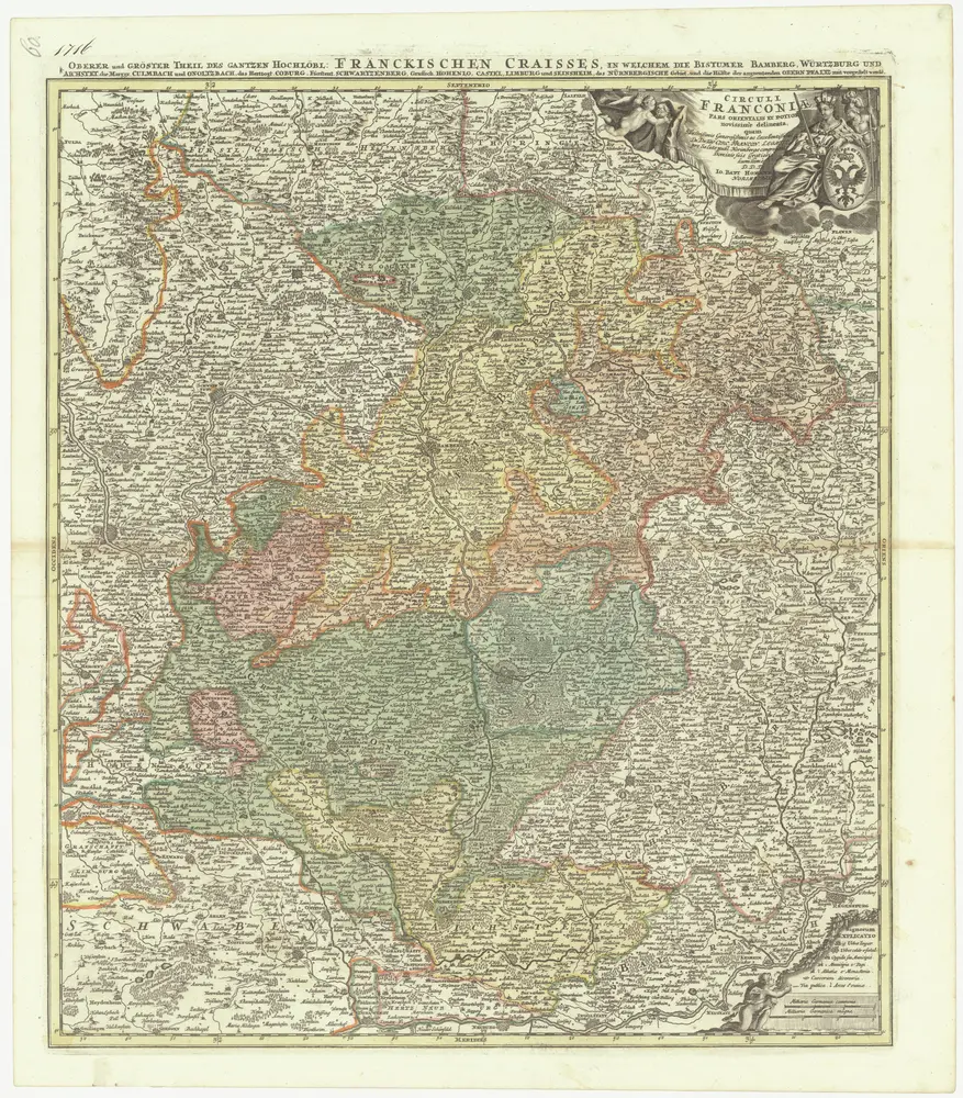 Circuli Franconiae pars orientalis et potior novissime delineata