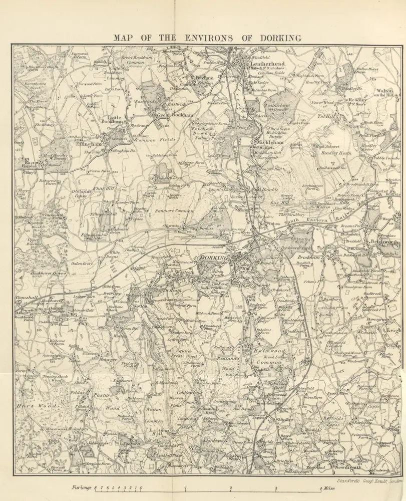 A History of Dorking and the neighbouring parishes, with chapters on the literary associations, flora, fauna, geology, etc., of the district