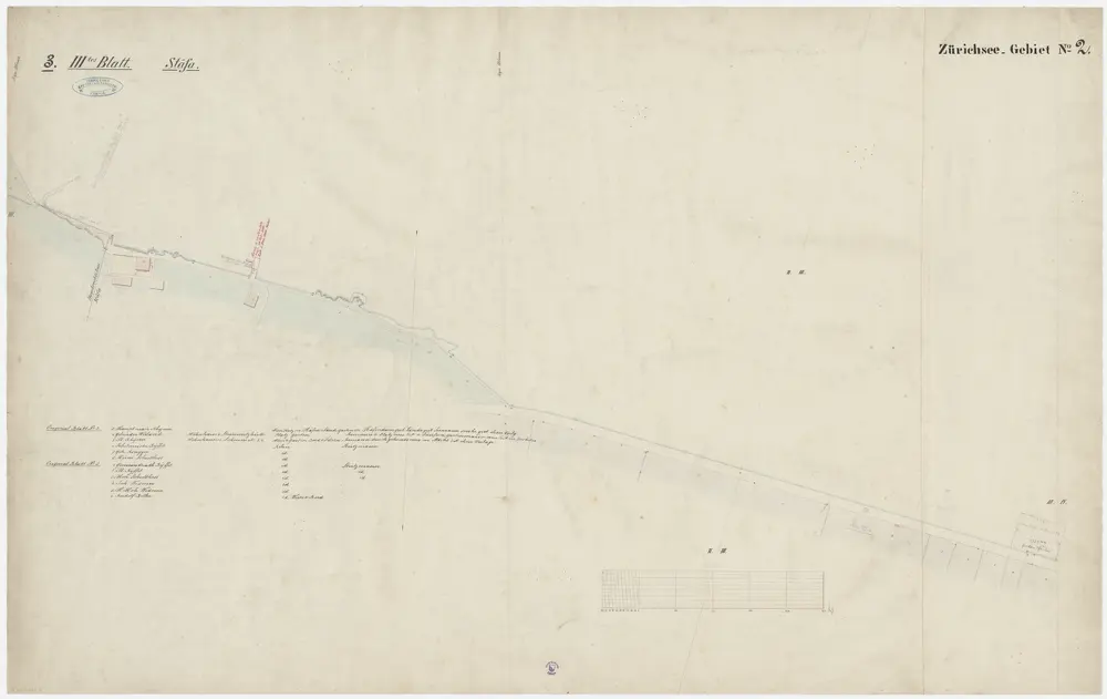 Hombrechtikon bis Zürich: Rechtes Ufer des Zürichsees; Grundrisse: Blatt 3: Stäfa