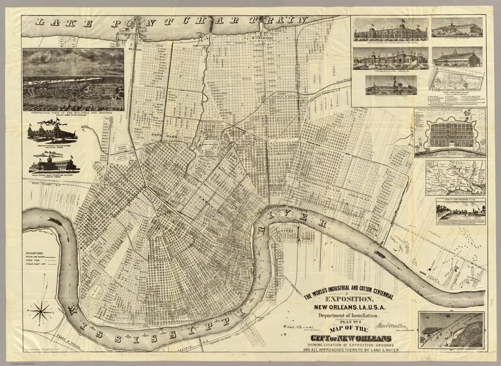 The World's Industrial And Cotton Centennial Exposition.