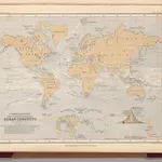 Chart of the World Showing the Forms and Directions of the Ocean Currents.