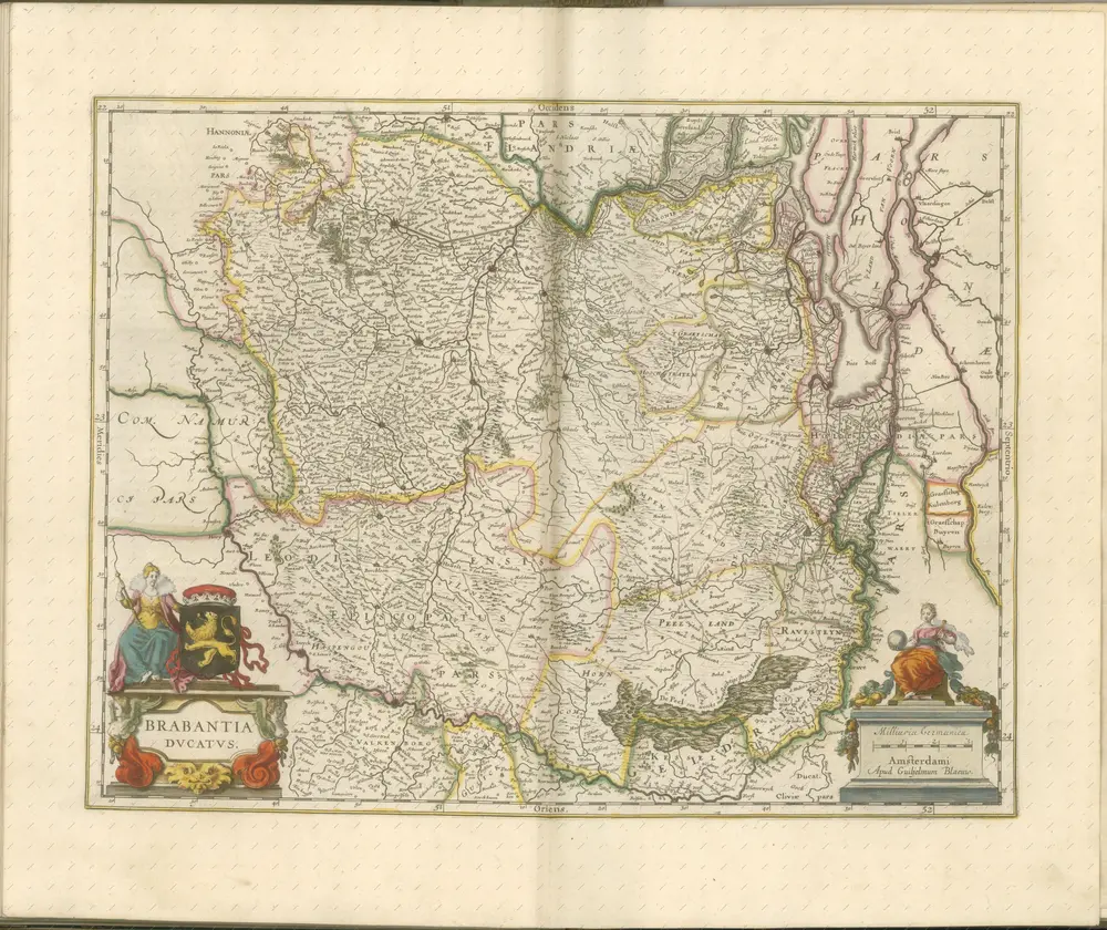 mapa z atlasu "Theatrvm orbis terrarvm, Sive Atlas novvs."