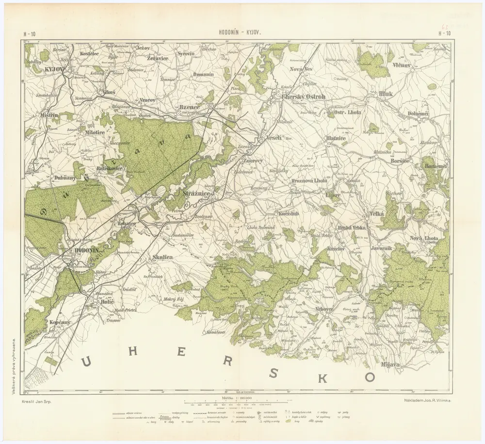 Podrobná mapa Království českého, Markrabství moravského a Vévodství slezského