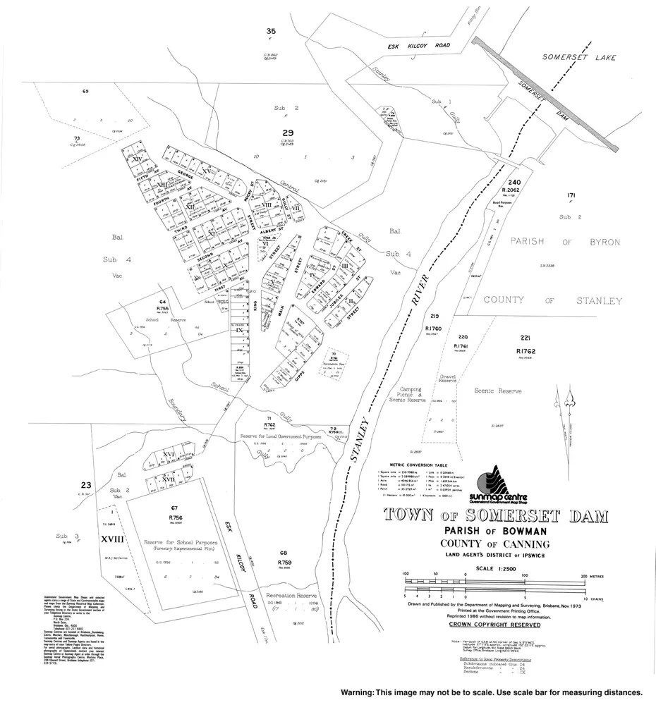 Town of Somerset Dam