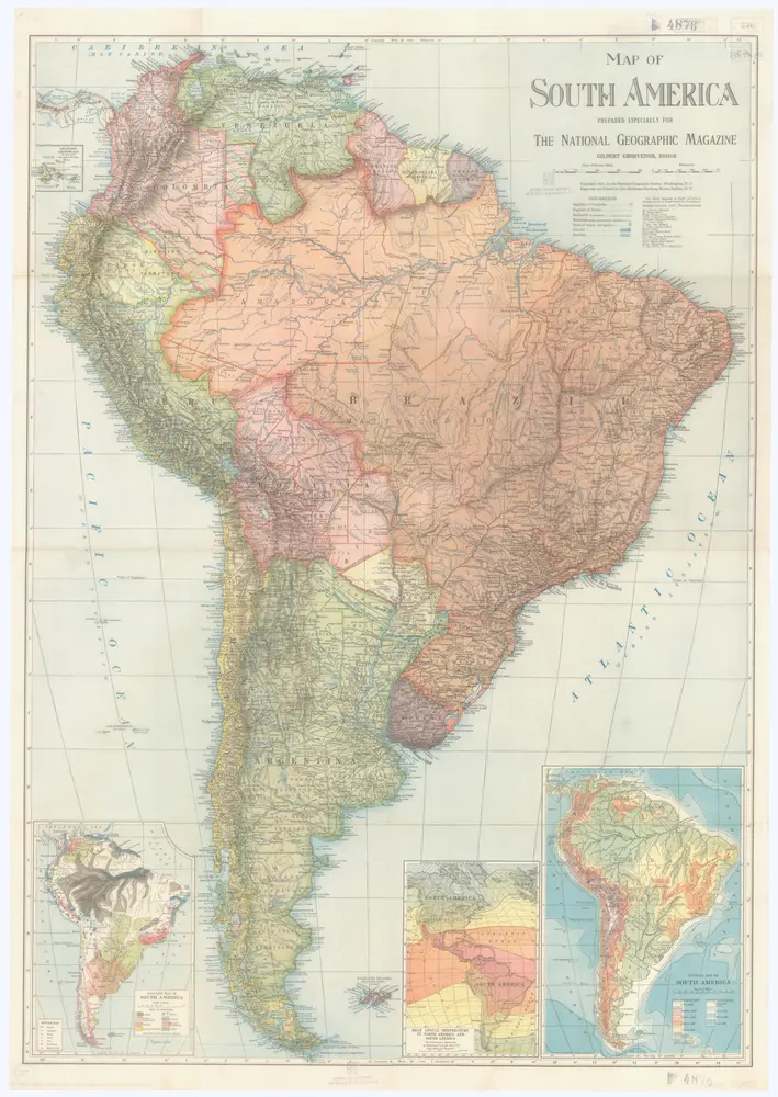 Map of South America