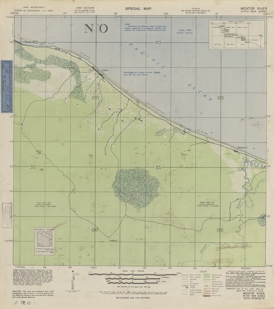 Wentor River / prepared under the direction of the Engineer, Sixth U.S. Army by 69th Engineer Topographic Company, August 1944