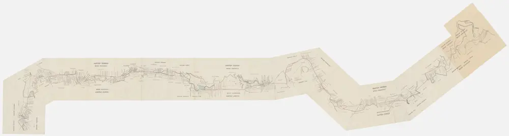 Grenze zwischen den Kantonen Zürich und Thurgau bei Hagenbuch, Elgg und Hofstetten; Grundriss (Nr. 25-46)