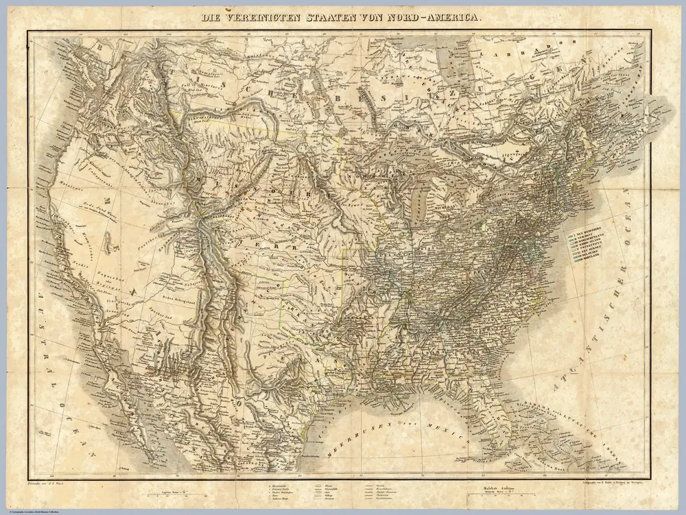 Die Vereinigten Staaten von Nord-America.