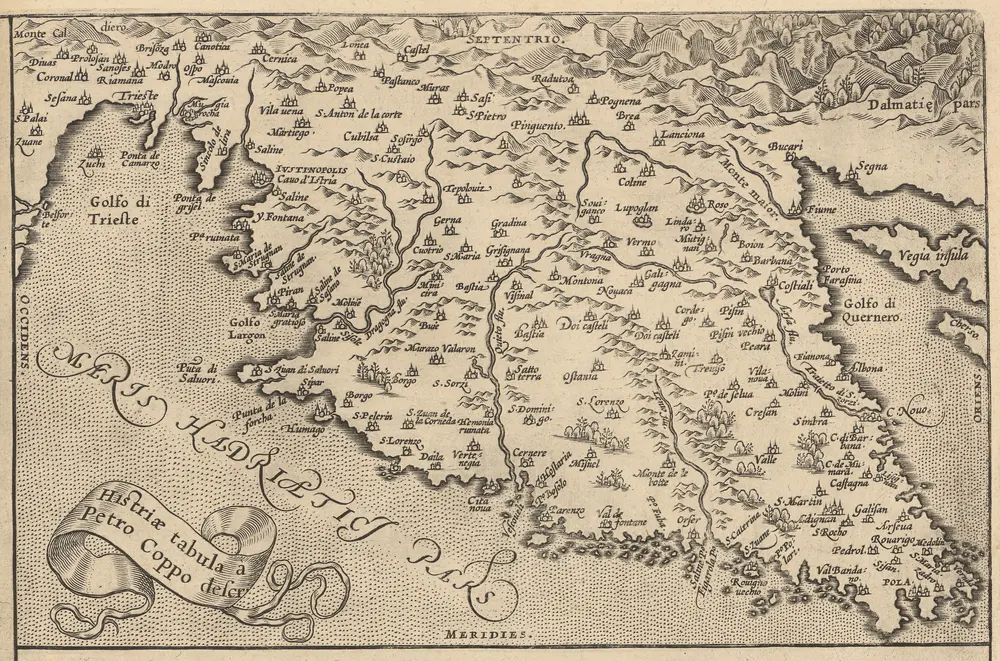 Histriae tabula [Karte], in: Theatrum orbis terrarum, S. 357.