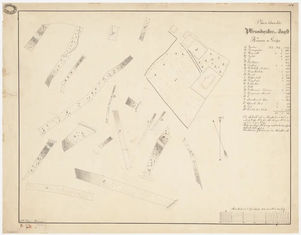 Aeugst am Albis: Pfrundgüter; Grundrisse (Nr. 1)