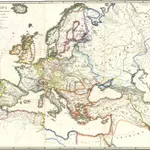 mapa z atlasu "Historisch-geographischer Wand-Atlas"