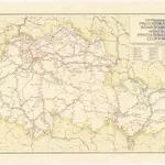 Übersichtskarte der Protektoratsbahnen Böhmen und Mähren