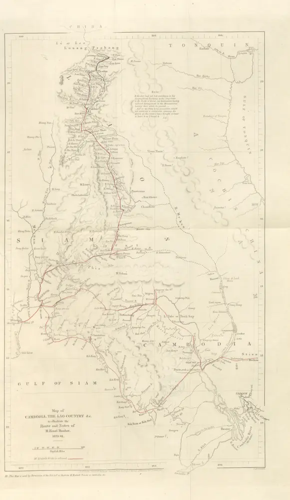 Travels in the central parts of Indo-China, Cambodia, and Laos, during the years 1858, 1859, and 1860. (Memoir of H. Mouhot [by J. J. Belinfante. Edited by C. Mouhot].) With illustrations