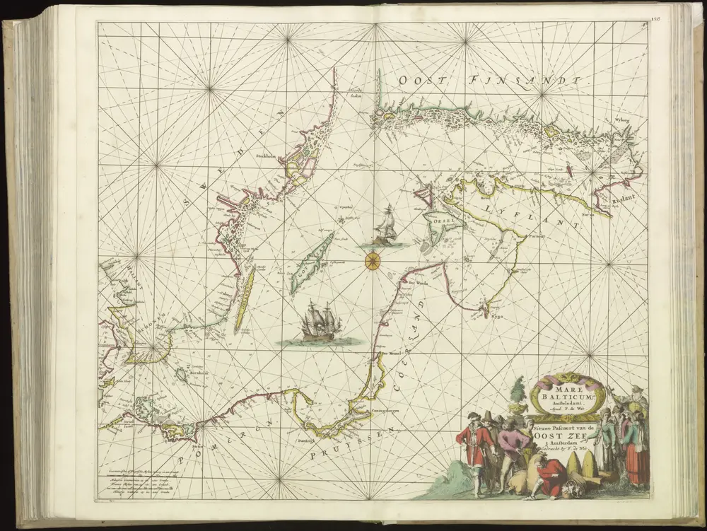 [125][128] Mare Balticum, uit: Atlas sive Descriptio terrarum orbis