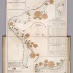 Carte Figurative de Tonnage des Marchandises Transportees par le Cabotage en 1878.