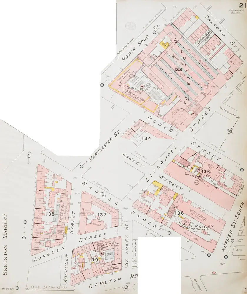 Insurance Plan of Nottingham Vol. II: sheet 21-3