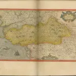 mapa z atlasu "Atlas Sive Cosmographicae Meditationes De Fabrica Mvndi Et Fabricati Figvra. Denuo auctos"