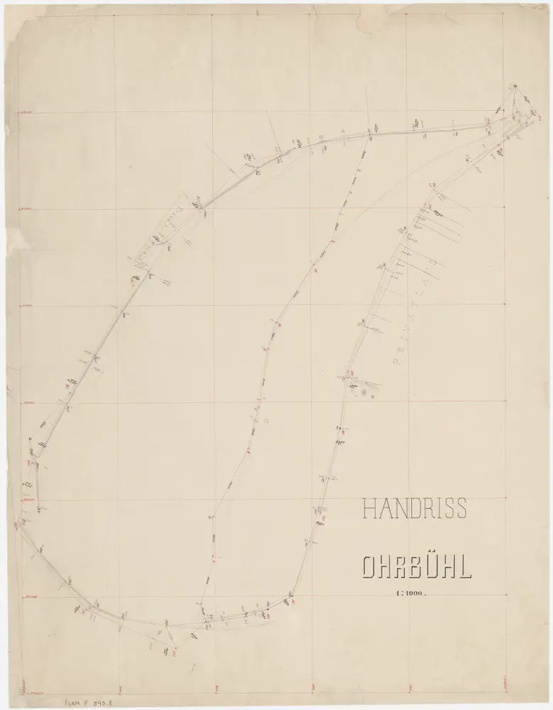 Winterthur, Seen, Oberwinterthur: Staatswaldungen: Oberwinterthur: Orbüel (Ohrbühl); Grundriss