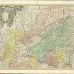 mapa z atlasu "Atlas compendiarius quinquaginta tabularum geographicarum Homannianarum :"