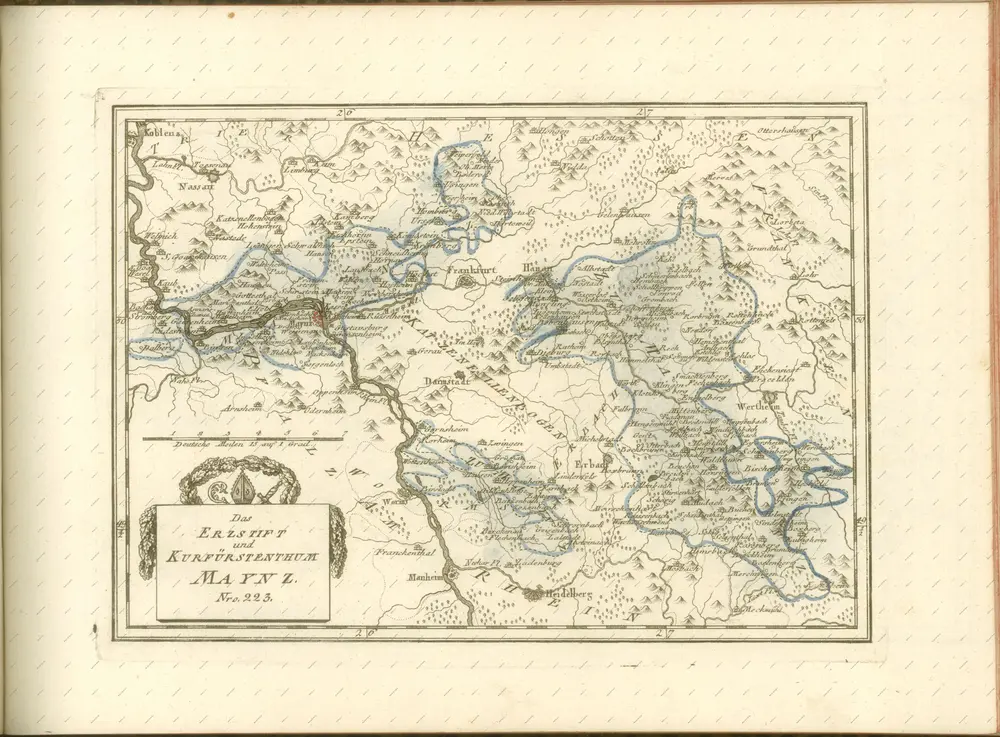 mapa z atlasu "Schauplatz der fünf Theile der Welt :"