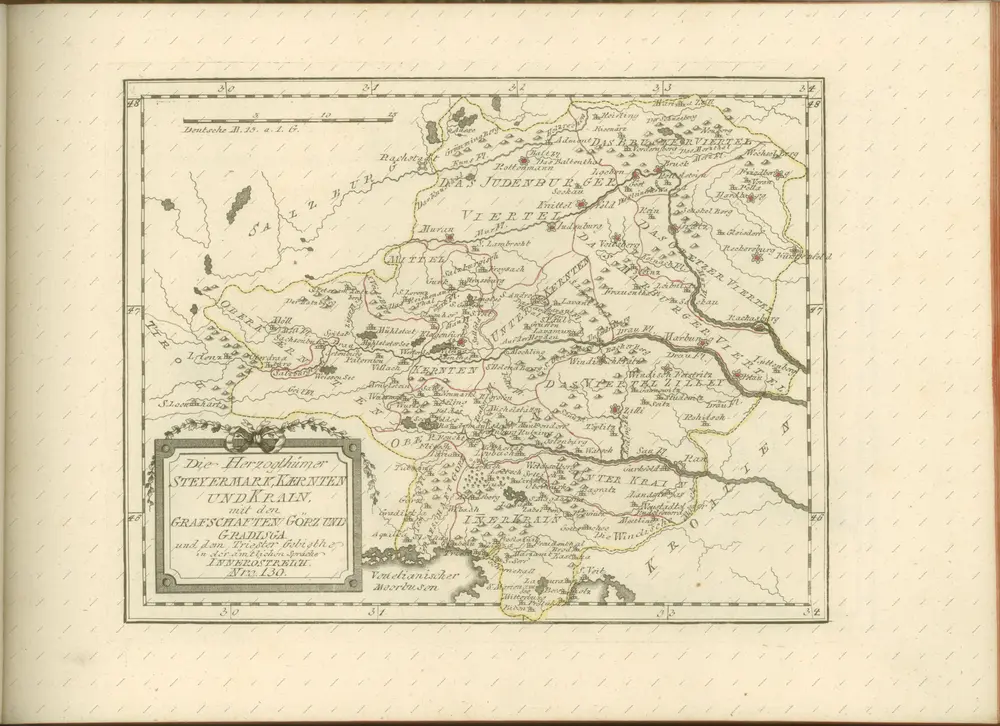 mapa z atlasu "Schauplatz der fünf Theile der Welt :"