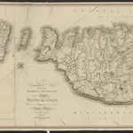 A topographical map describing the sovereign principality of the islands of Malta and Goza.