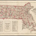 Map of Massachusetts to accompany the Massachusetts register & business directory