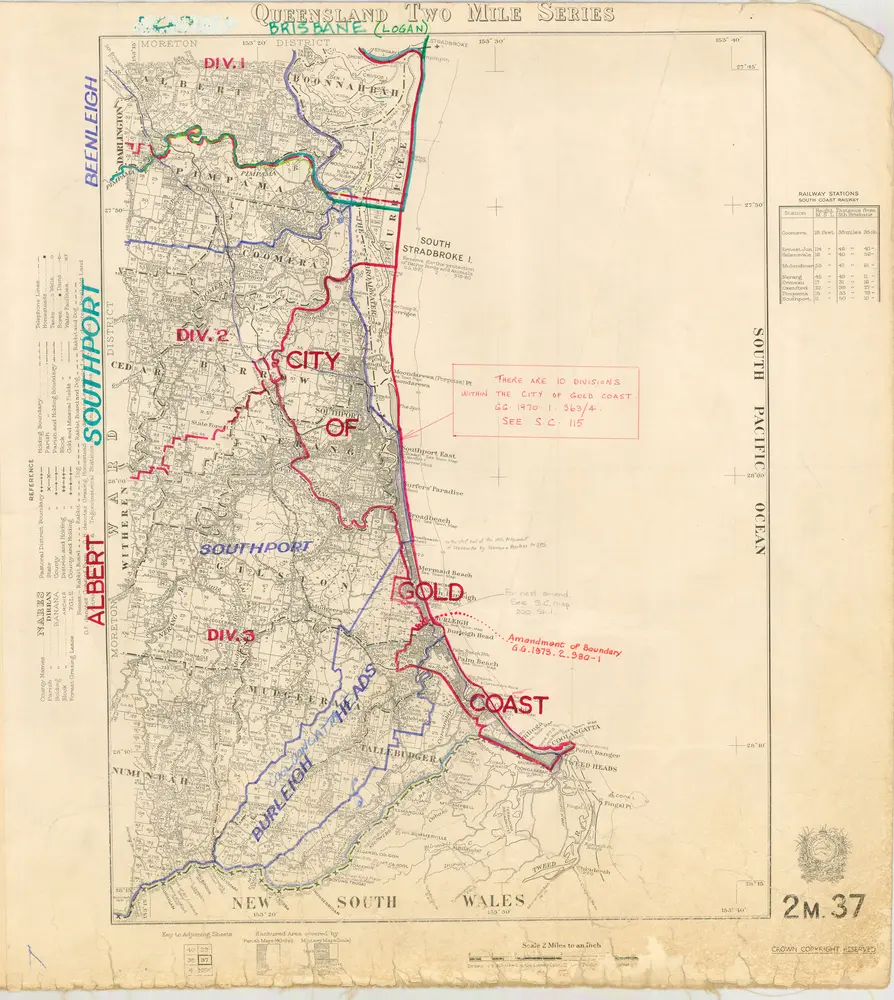 Queensland Two Mile series sheet 2m37