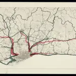 Intensitat de trànsit viari : intensitats mitjanes diàries (IMD) 1975 : Barcelonès, Maresme, Vallès oriental, Vallès occidental, Baix Llobregat, Alt Penedès, Garraf