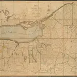 Map of the northern part of the state of New York