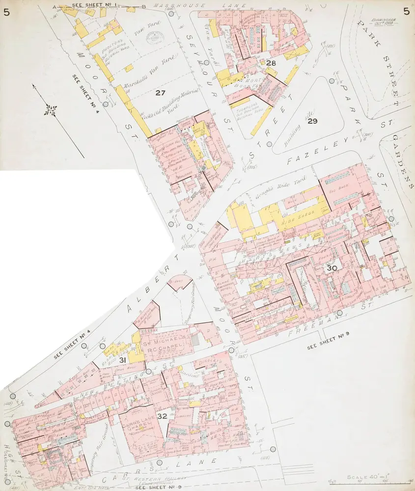 Insurance Plan of The City of Birmingham: sheet 5-1