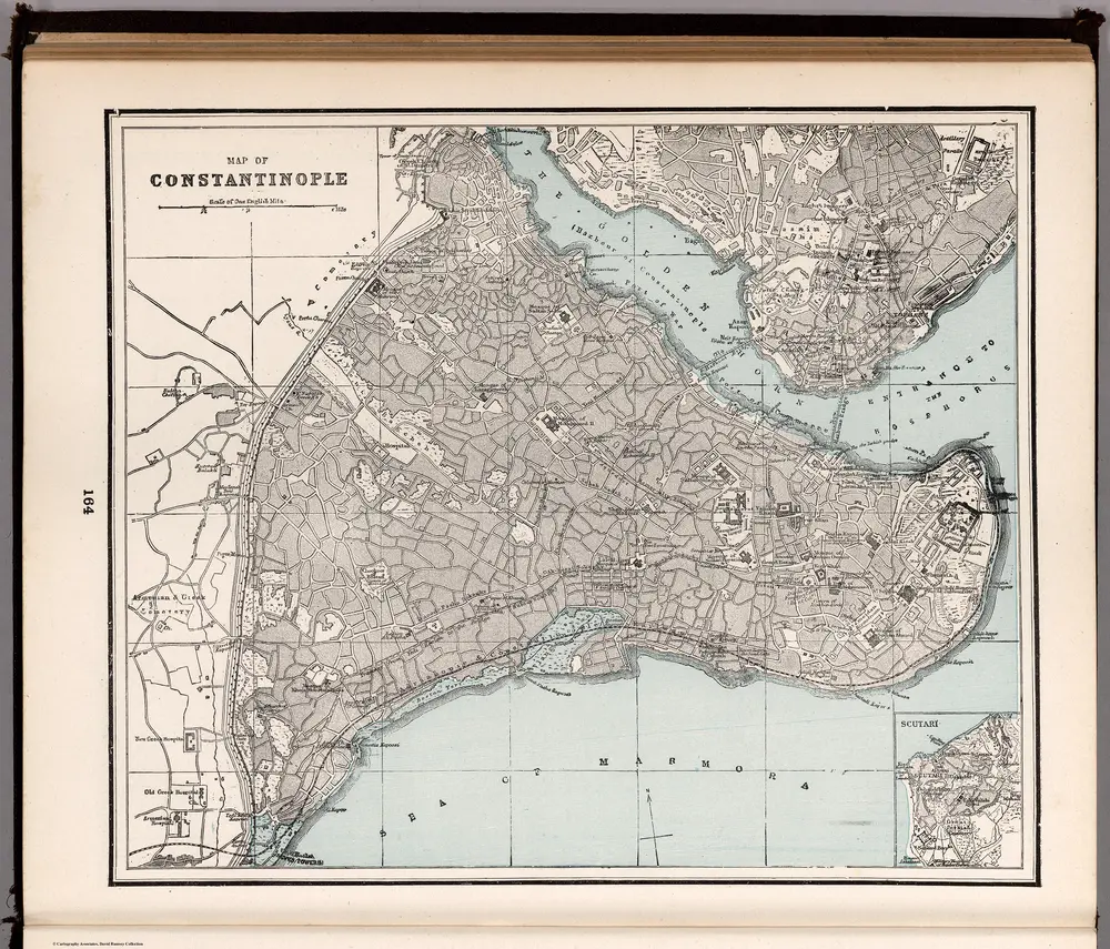 Map of Constantinople