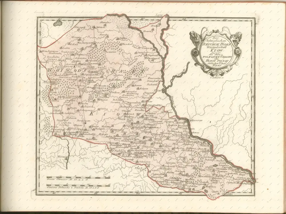 mapa z atlasu "Schauplatz der fünf Theile der Welt :"