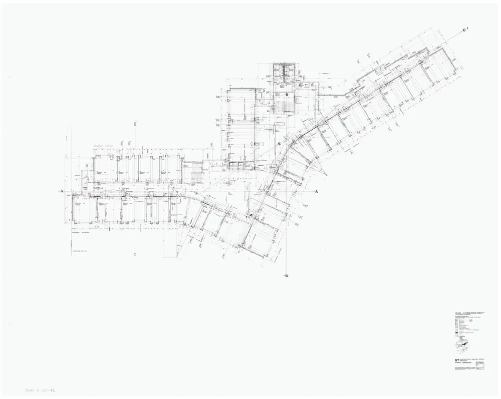 Kantonsschule Rämibühl: Grundrisse und Schnitte: Gymnasien: 2. Obergeschoss; Grundriss