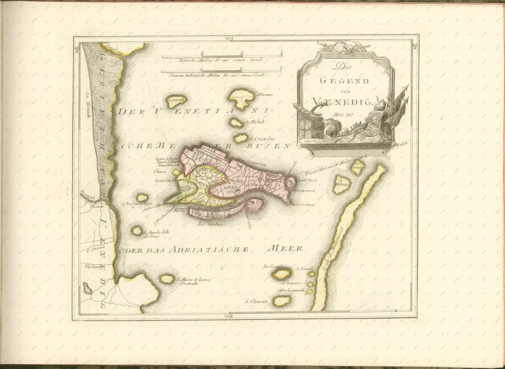 mapa z atlasu "Schauplatz der fünf Theile der Welt :"